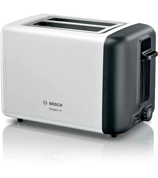 Тостер Bosch TAT3P421 белый, 970 Вт, 2 слота