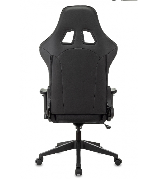 Кресло Бюрократ VIKING 4 AERO BLACK EDITION черный, экокожа, 120 кг, механизм качания