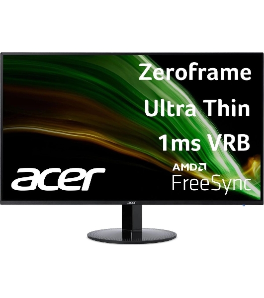 Монитор 23.8' Acer SA241YAbi VA 1920x1080, 75 Гц, 1 мс, 16:9, 250 кд/м2, 1xHDMI, 1xVGA, черный