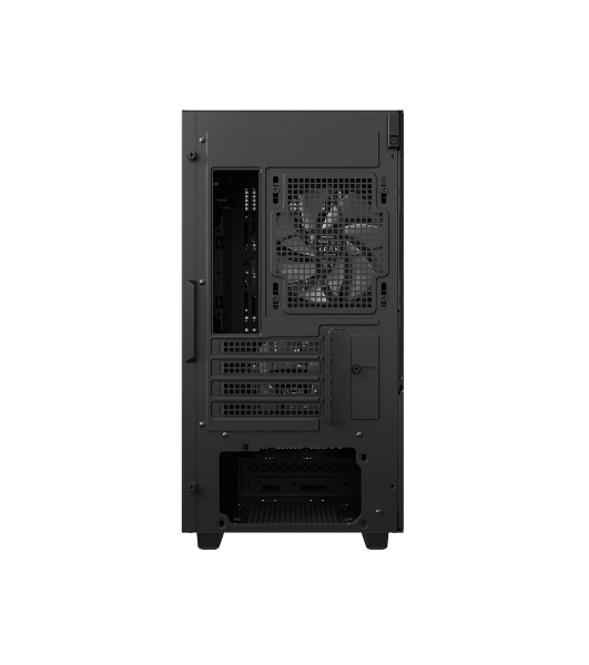 Компьютерный корпус Deepcool CH360 без БП, боковое окно (закаленное стекло), 2x140мм ARGb LED вентилятор спереди и 1x120мм ARGb LED вентилятор сзади, черный, mATX