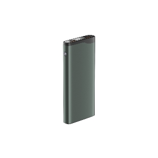Портативный аккумулятор OLMIO QL-10, 10000mAh, 22.5W, QuickCharge3.0/PowerDelivery, LCD, серый