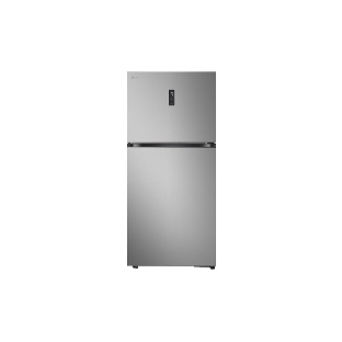 Холодильник LG GR-B922FMBM серебристый двухкамерный 428/184л морозилка сверху, No Frost