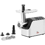 Мясорубка электрическая ARESA AR-2107 серебристый, 2500 Вт, 2.8 кг/мин, реверс, защита от перегрузки, насадки - 5, фото 1