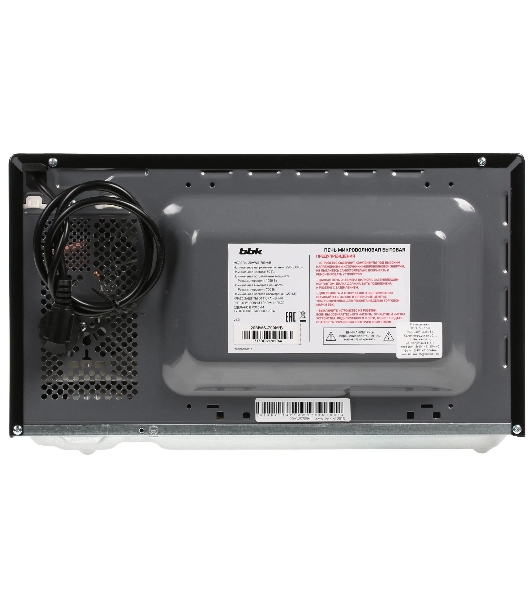 Микроволновая печь BBK 20MWS-709M/B черный, 20 л, 700 Вт, переключатели - поворотный механизм