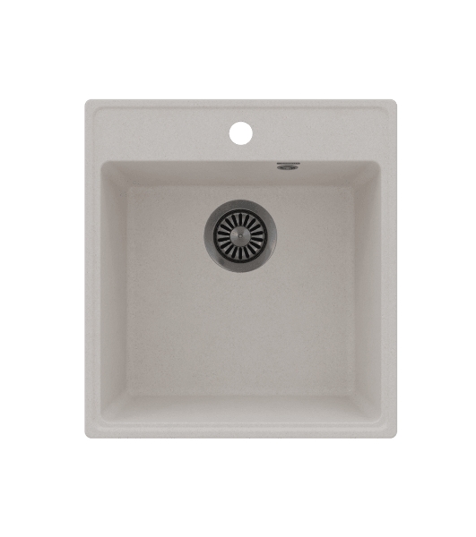 Кухонная мойка Maunfeld Perla 460 MFQS-460W кремовый