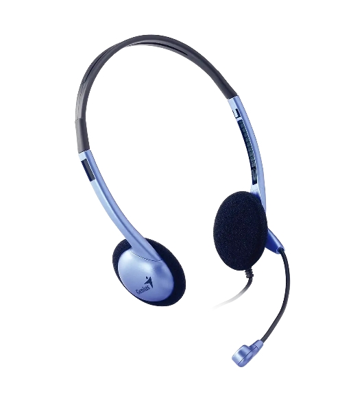 Гарнитура Genius HS-02B фиолетовый, проводная, 3.5 мм