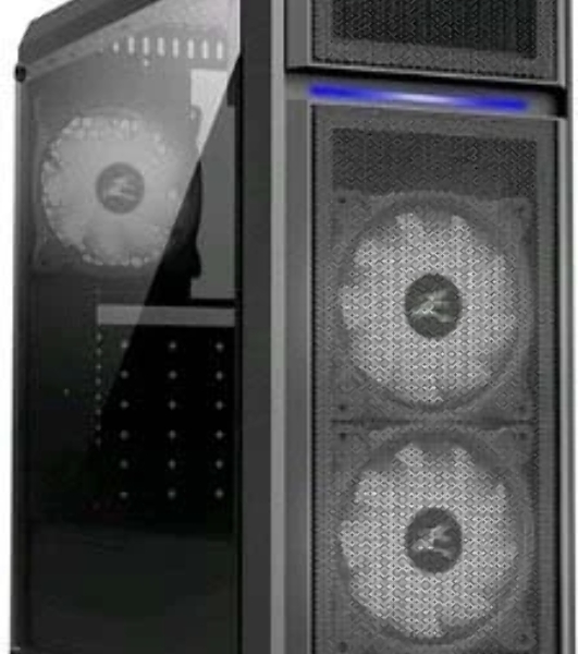 Компьютерный корпус ZALMAN N5 OF, ATX, черный, WINDOW, 1x5.25', 4x3.5', 1x2.5', 2xUSB 2.0, 1xUSB 3.0, FRONT 1x120мм, REAR 1x120мм