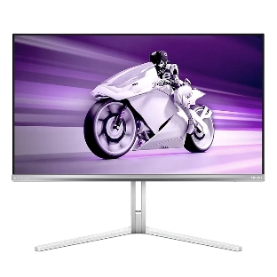 Монитор 26.5' Philips Evnia 27M2N8500 QD-OLED 2560x1440, 360 Гц, 0.03 мс, 16:9, 250 кд/м², 2xHDMI 2.1, DP 1.4, USB Hub (2x USB 3.2), 3.5 Jack, DisplayHDR True Black 400, FreeSync, G-Sync, динамики (2x5 Вт), Ambiglow, белый
