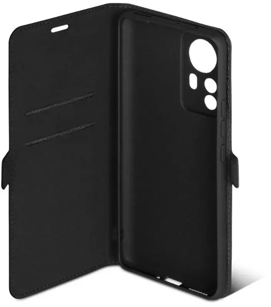 Чехол (флип-кейс) DF xiFlip-79, для Xiaomi 12 Pro, черный xiflip-79 (black)