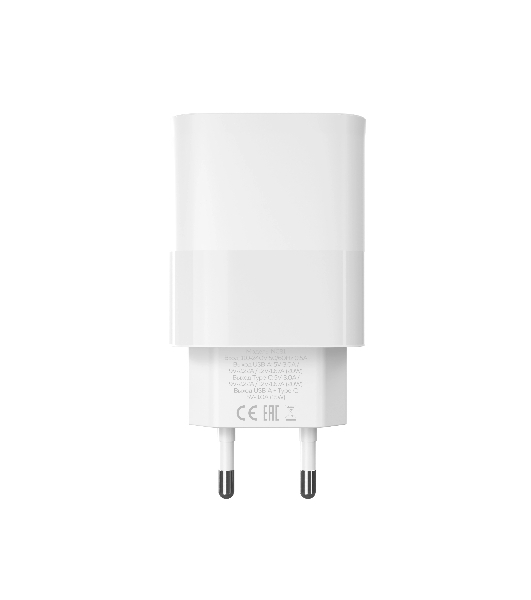 Сетевое зарядное устройство MORE CHOICE NC81 СЗУ 1USB+1Type-C 3.0A PD 20W+ QC3.0, белый