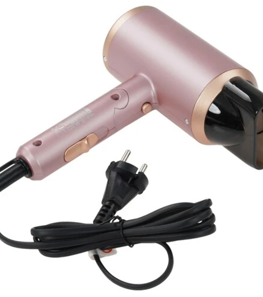 Фен ARESA AR-3222 розовый, 1800 Вт, компактный