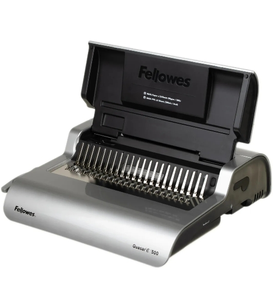 Переплетчик Fellowes Quasar E (FS-56209) A4/перф.20л.сшив/макс.500л./пластик.пруж. (6-50мм)/электр.