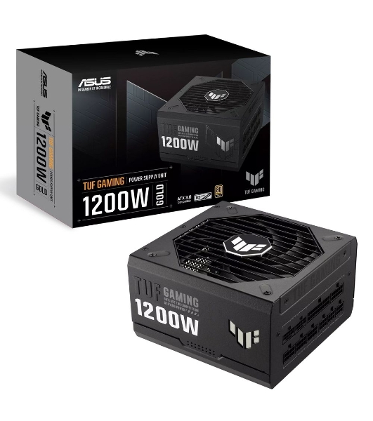 Блок питания ASUS TUF-GAMING-1200G (90YE00S0-B0NA00), 1200Вт, 80 PLUS Gold, 135мм, модульный, черный