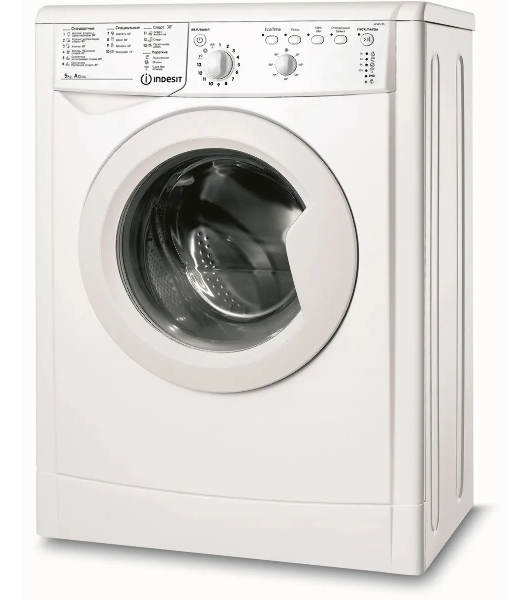 Стиральная машина Indesit IWSC 5105 белый, загрузка фронтальная 5 кг, 1000 об/мин., класс: А
