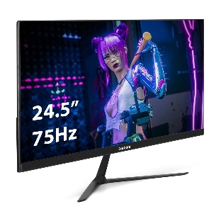 Монитор 24.5' ExeGate SmartView EH1500 IPS 1920x1080, 75 Гц, 5 мс, 16:9, 250 кд/м², 1xHDMI, 1xVGA, черный