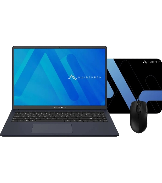 Ноутбук Maibenben Medio M647 16' FHD IPS/AMD R7-4800H/8Gb/512Gb SSD/Linux/синий (мышка + коврик)