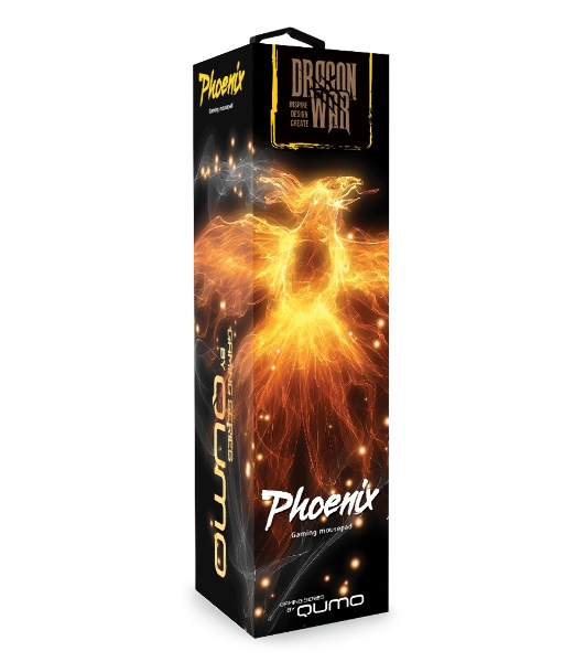 Игровой коврик Qumo Phoenix для мыши, 280x230x3 мм