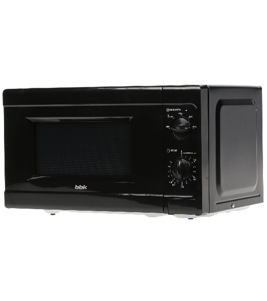 Микроволновая печь BBK 20MWS-709M/B черный, 20 л, 700 Вт, переключатели - поворотный механизм