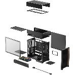 Корпус DeepCool CL660, Midi-Tower, чёрный, 2 x 120 мм, фото2