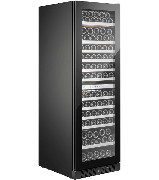 Винный шкаф Temptech ST180DRB-24 черный, 418 л, 2 отсека, 159 бут., класс G