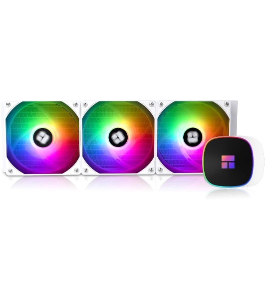 Система жидкостного охлаждения Thermalright Frozen Horizon 360 V2 Soc-AM5/AM4/1200/1700/1851 белый 4-pin 29.5dB Al Ret (F-HORIZON-360-WH-V2)