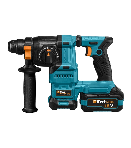 Перфоратор Bort BHD-20Li-SR, SDS-plus, 18 В, 2.2 Дж, от аккумулятора
