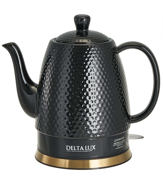 Чайник электрический Delta Lux DE-1021 черный