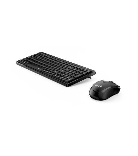 Комплект клавиатура+мышь Genius Luxemate Q8100 беспроводной, USB, 1200 DPI, чёрный