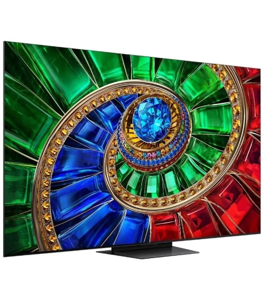 Телевизор TCL 75' 75RM7L, черный, QLED RGB-Mini LED, 3840x2160 4K Ultra HD, 144 Гц, Google TV, 3 ГБ/64 ГБ