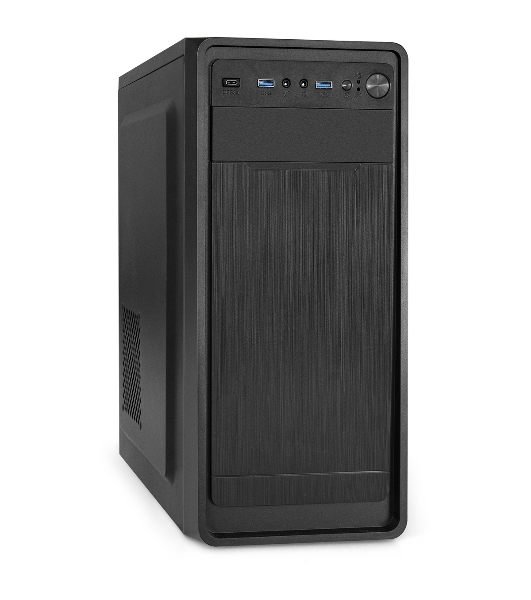 Компьютерный корпус Miditower ExeGate XP-332UC-UNS500 (ATX, БП UNS500 с вент. 12см, 2хUSB 3.0/1хTypeC, аудио, черный)