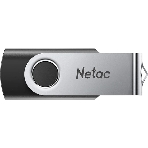Флешка USB Netac U505 (NT03U505N-064G-32BK), 64Gb, USB 3.0, R/W 110/45, черный/серебристый, фото3