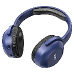 Беспроводные/проводные наушники Hoco W33 синий, полноразмерные, Bluetooth + проводной, складная конструкция, до 10 ч., фото2