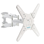 Кронштейн Kromax ATLANTIS-45 для 22'-65' белый Кр. стал. наст. для TV 22'-65', max 45 кг, 5 ст св., нак. +5°-15°, пов. 160°, от ст. 55-470 мм, max VESA 400x400 мм), фото 1