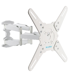 Кронштейн Kromax ATLANTIS-45 для 22'-65' белый Кр. стал. наст. для TV 22'-65', max 45 кг, 5 ст св., нак. +5°-15°, пов. 160°, от ст. 55-470 мм, max VESA 400x400 мм)