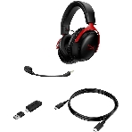 Гарнитура HyperX Cloud III чёрный-красный, беспроводная, радиоканал, фото2