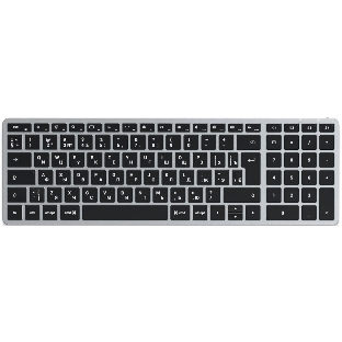 Клавиатура Satechi Slim X2 беспроводная, Bluetooth, серый