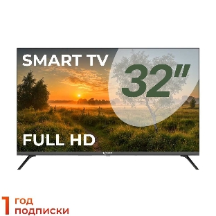 Телевизор Триколор 32' P32FH504 черный LED FHD 60Hz Android