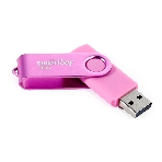Флешка USB Smartbuy R/W Twist Pink (SB004 Gb2TWP), 4 Gb, USB 2.0, R/W 10/7, розовый, фото 1
