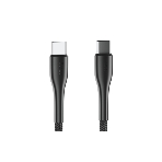 Кабель OLMIO STYLE, Type-C - Type-C, 60W, 1.2м, тканевая оплетка, черный, фото6