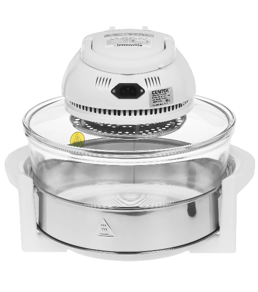 Аэрогриль Centek Ct-1456 белый, 1400 Вт, 12 л, механическое управление, 0 программ