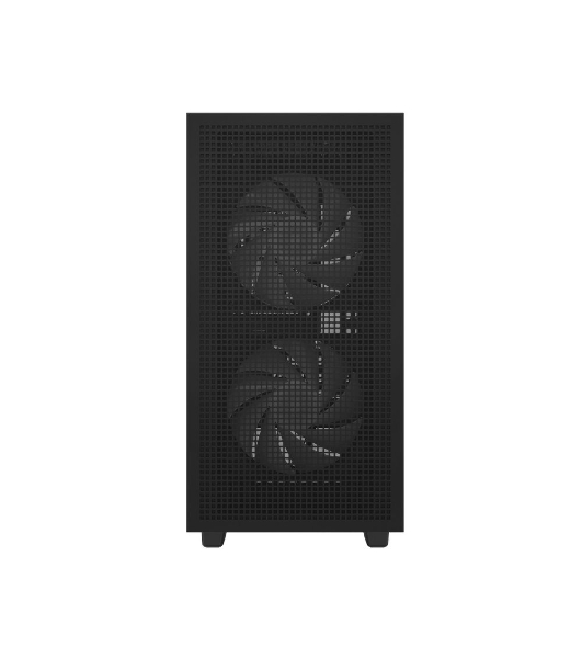 Компьютерный корпус Deepcool CH360 без БП, боковое окно (закаленное стекло), 2x140мм ARGb LED вентилятор спереди и 1x120мм ARGb LED вентилятор сзади, черный, mATX