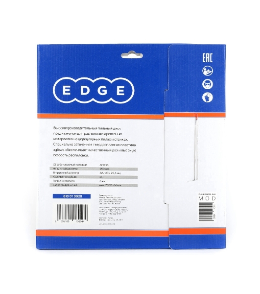 Диск EDGE by PATRIOT пильный по дереву 250х24х32/30/25,4