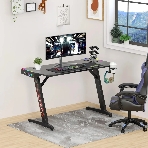 Стол игровой Cactus CS-GTZ-BK-RGb столешница ДСП, черный каркас черный, фото2