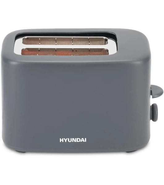 Тостер Hyundai HYT-4308 серый, 750 Вт, 2 слота
