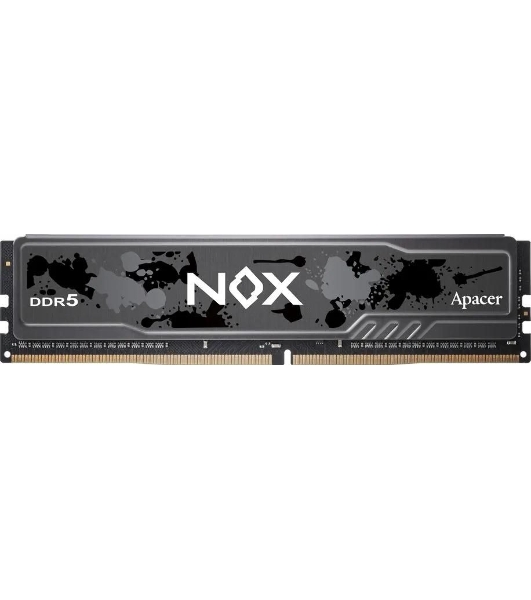 Оперативная память Apacer Nox, DDR5, 32Gb (2x16Gb), 5200MHz, CL40, DIMM, радиатор, серый/черный