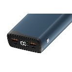 Портативный аккумулятор OLMIO QL-20, 20000mAh, 22.5W, QuickCharge3.0/PowerDelivery, LCD, голубой, фото2