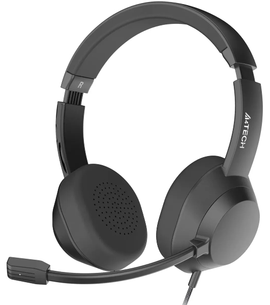 Гарнитура A4Tech Fstyler FH150U чёрный, проводная