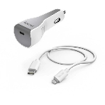 Комплект зарядное устройство Hama H-183317 3A PD для Apple кабель Apple Lightning/Type-C белый, фото8
