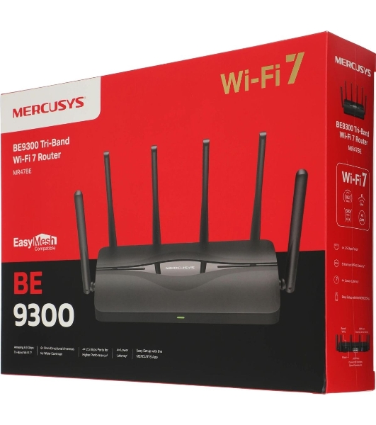 Маршрутизатор трехдиапазонный Wi-Fi Mercusys MR47BE