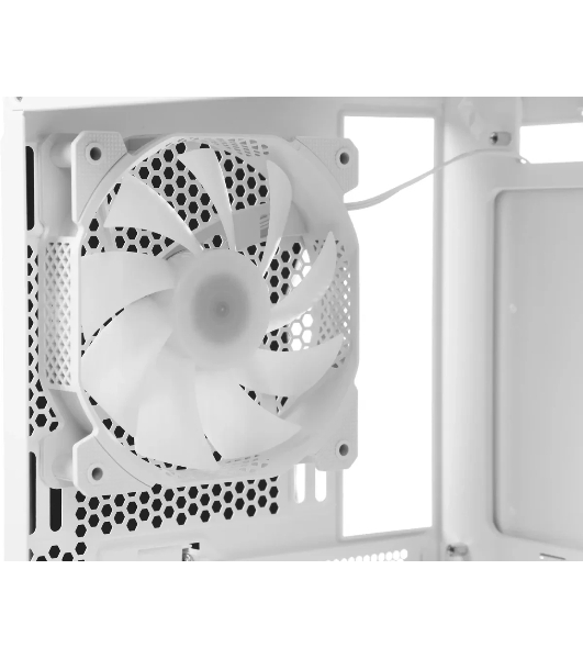 Корпус Formula V Line TimberLine T0 White, ATX, wood+plastic front, TYPE-C*1, USB3.0*2, FRONT 3x120мм FRGB, REAR 1x120мм FRGB